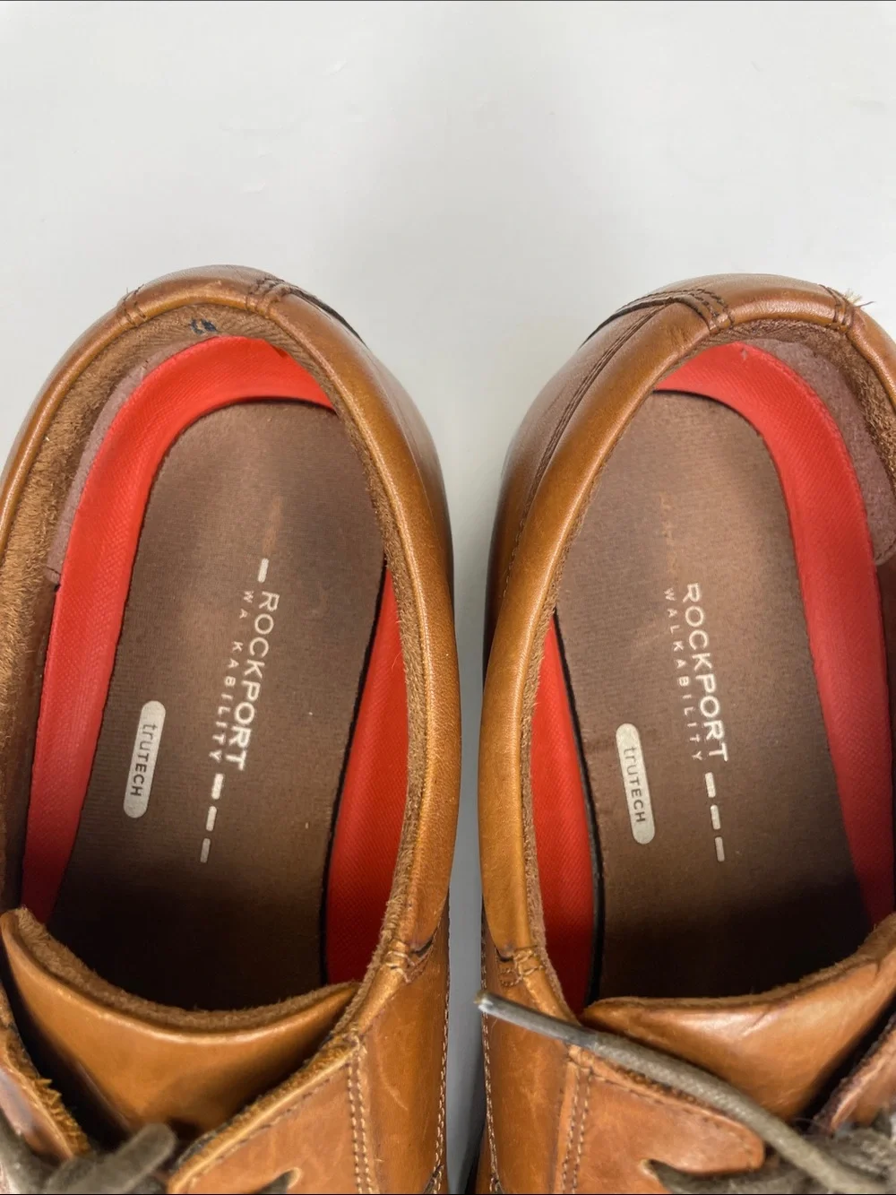 ROCKPORT Leather Apron Toe Slip Resistant Hydro Shield Waterproof Shoes 11.5
